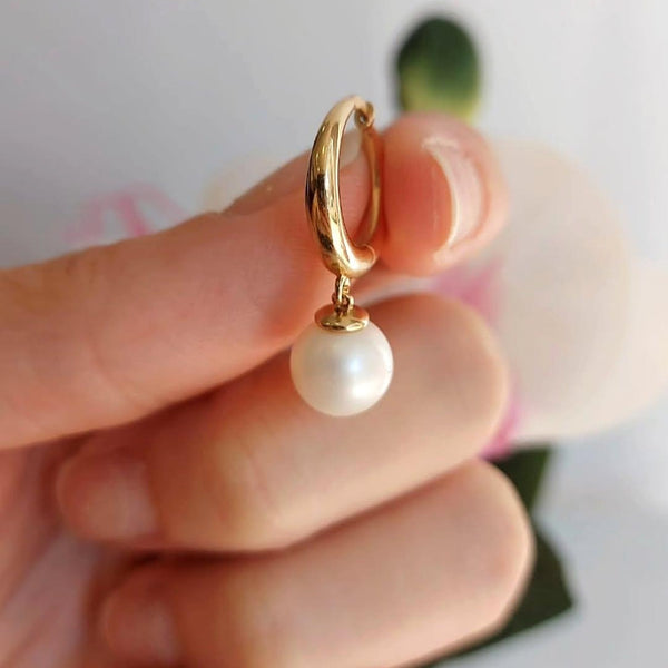 Обеци Маделин с перли 7.13 гр