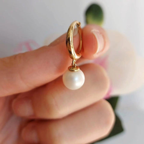 Обеци Маделин с перли 7.13 гр